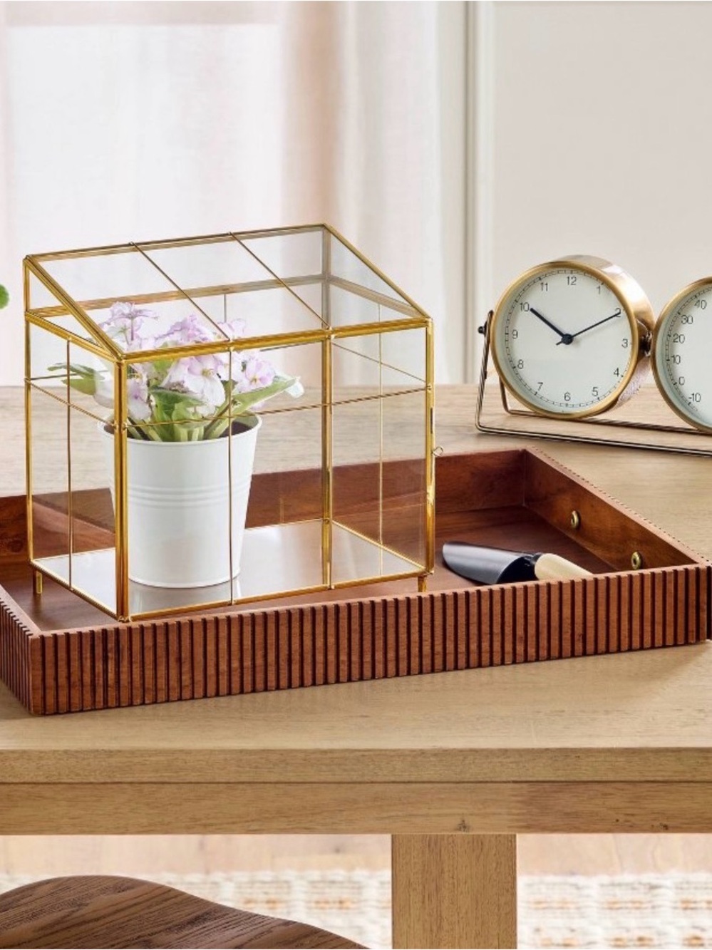 Mini Greenhouse Brass - Hearth & Hand™ with Magnolia